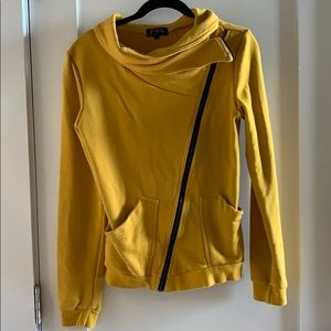 POL Asymmetrical Sweater Jacket